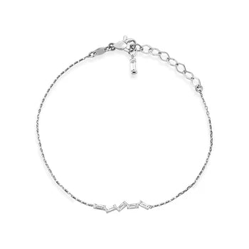 Pulsera Baguette Zigzag Oro