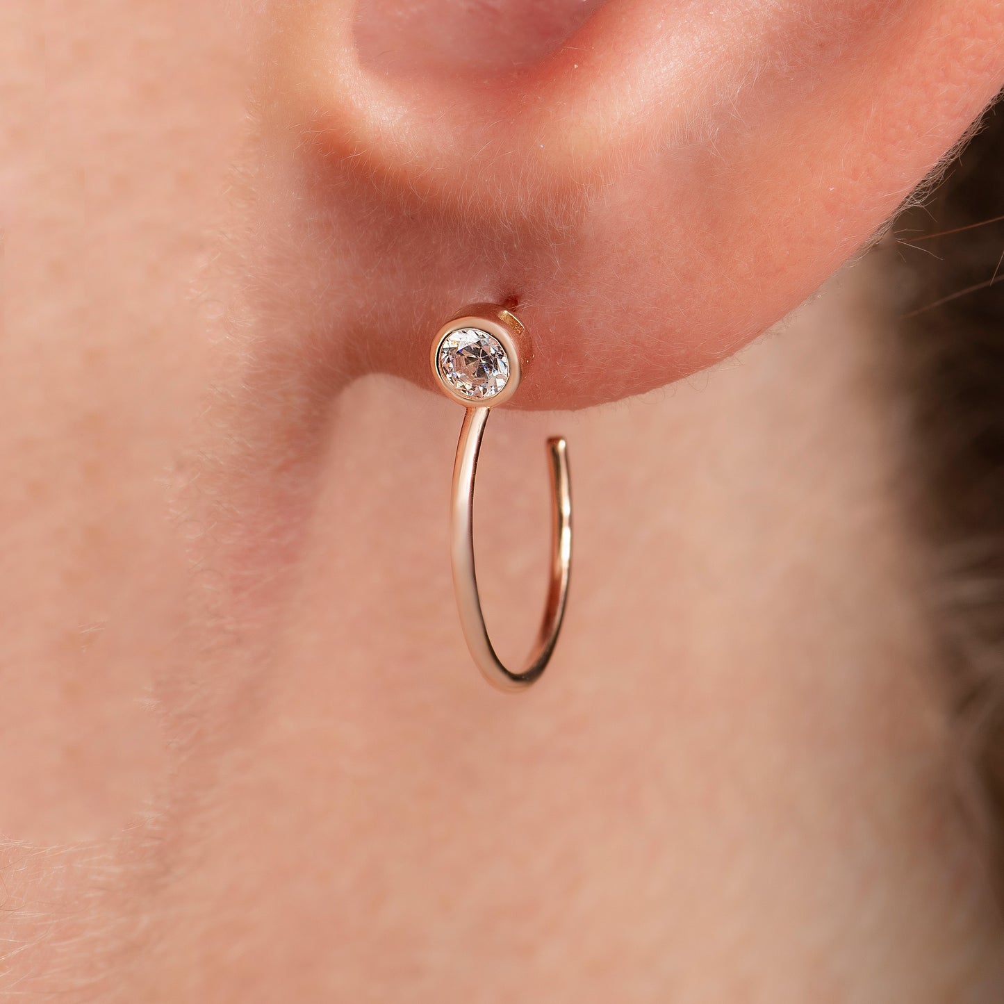 Pendientes Círculo Radiante Oro