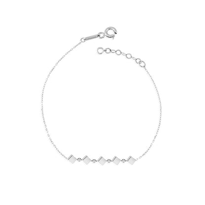 Pulsera Gravity Row Cube Oro