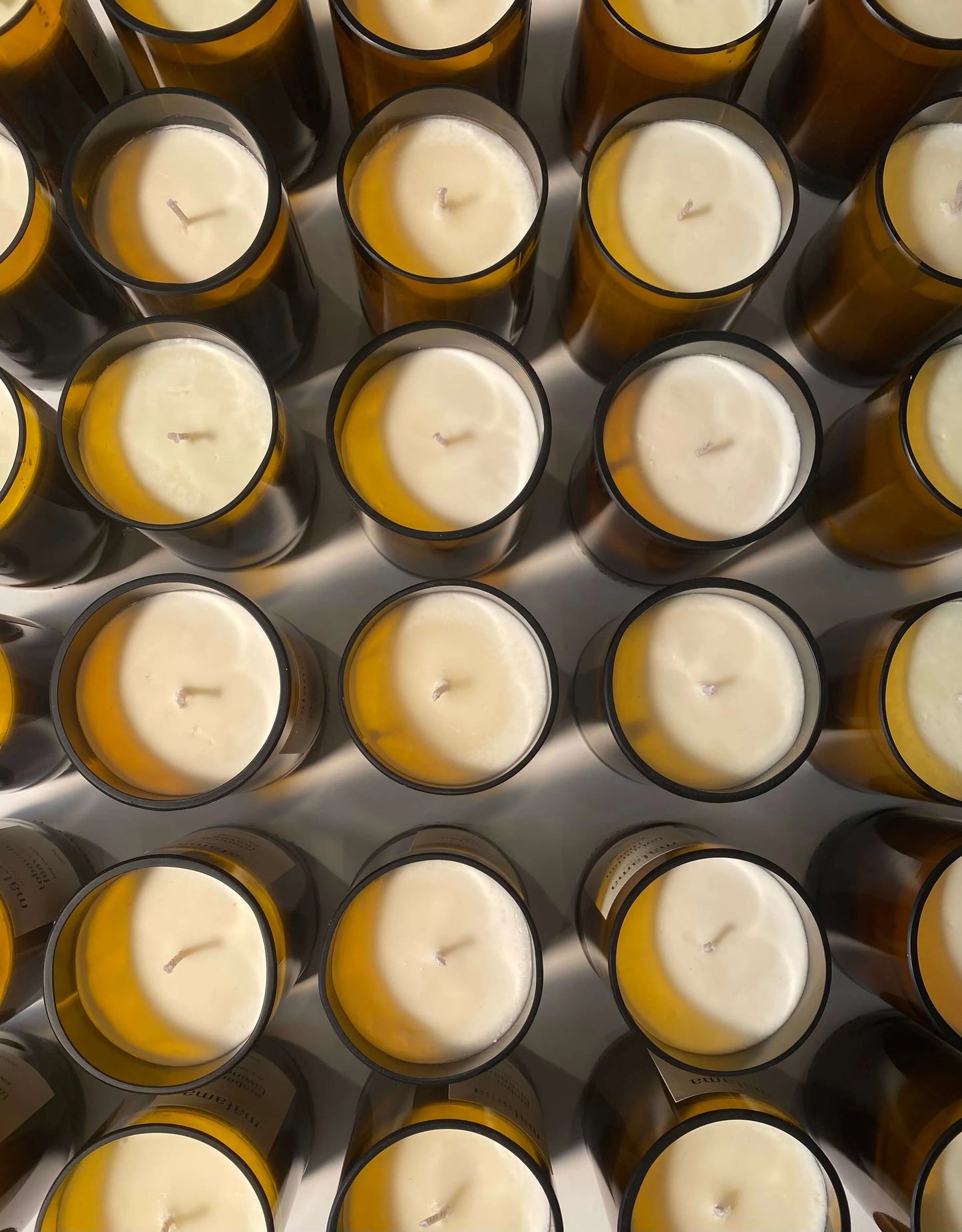 Amber & Lavender candle