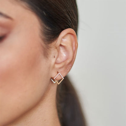 Pendientes Grace Geométricos Oro