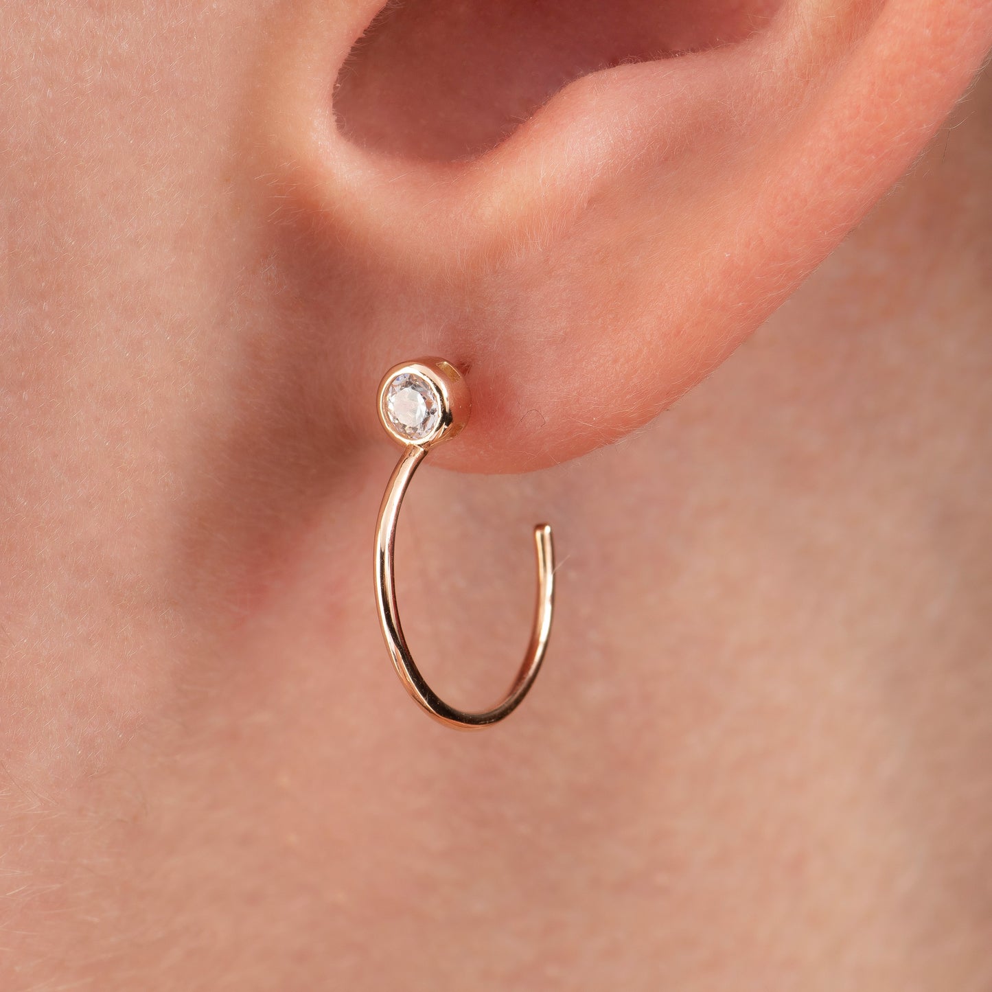 Pendientes Círculo Radiante Oro